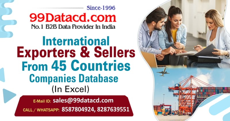International Exporters and Sellers Database From 45 Countries