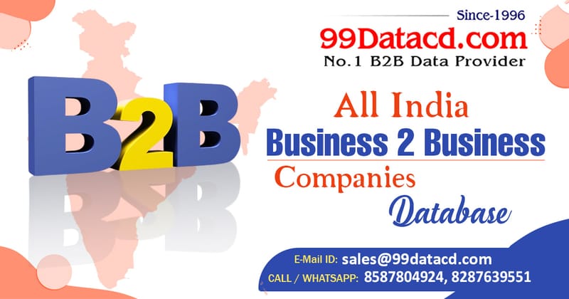 Why Every Startup Needs Access to All Indian B2B Industries Data