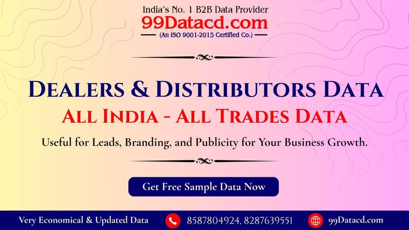 From Leads to Sales: Power of a Verified Dealers Distributors List in India