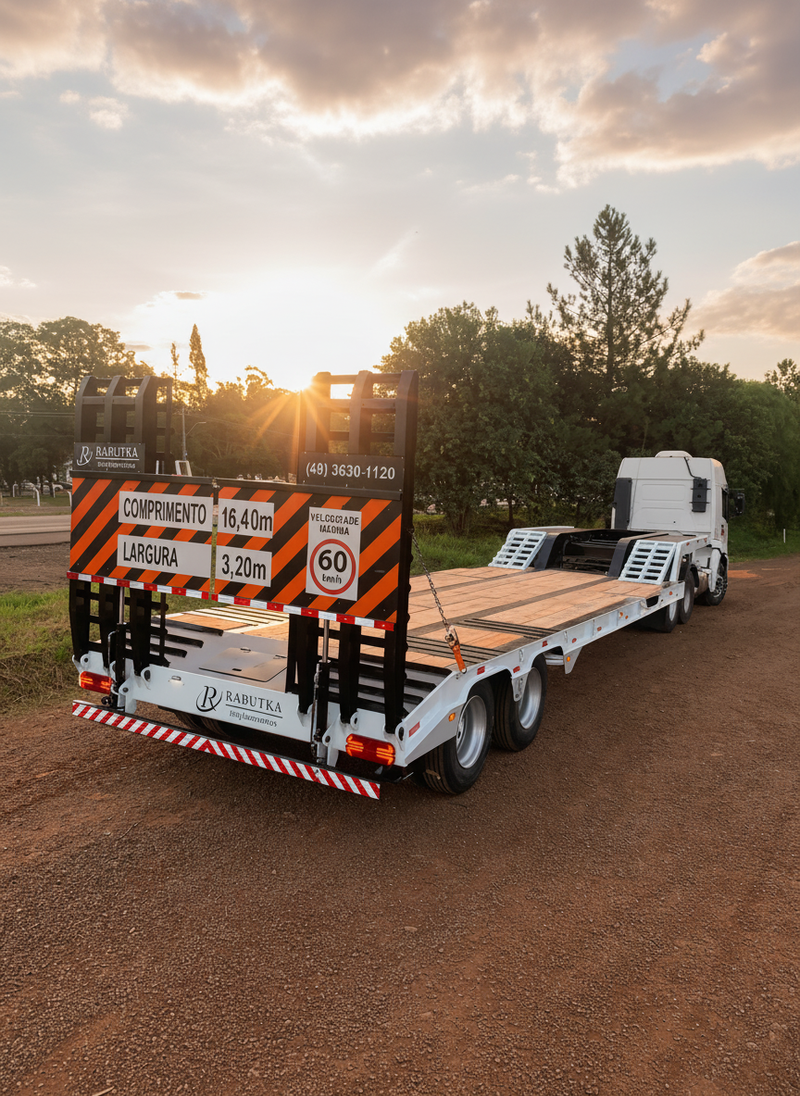 Semirreboque Prancha 2 ou 3 eixos