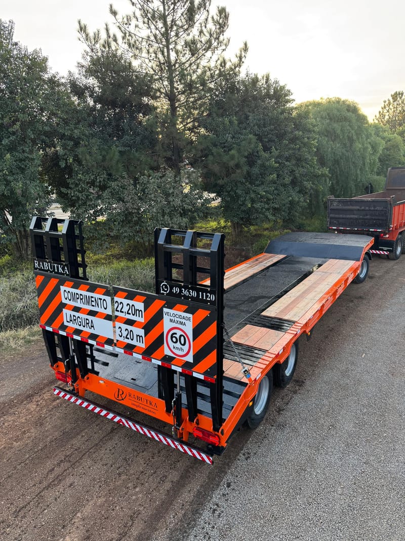 Reboque Prancha Carrega Tudo 2 ou 3 Eixos