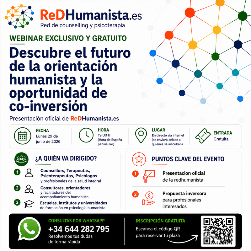 El Futuro de la Orientación Humanista en la Era Digital Presentación Oficial de RedHumanista.es y Oportunidad de Co-Inversión