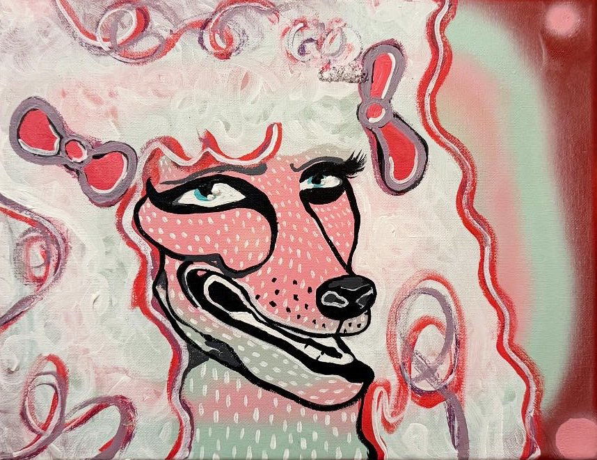 Nina Bonina Brown in Poodle Drag