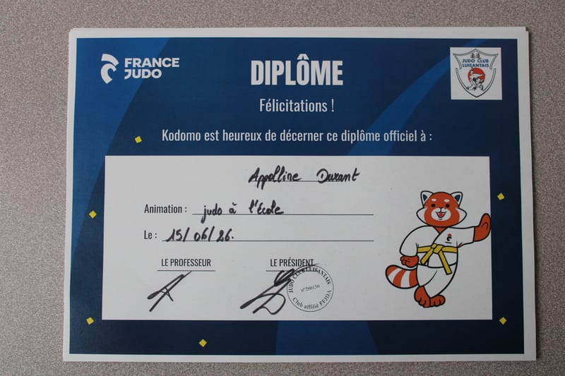 Remise de diplôme avec l'école Henri Ramolet - 15/06/26