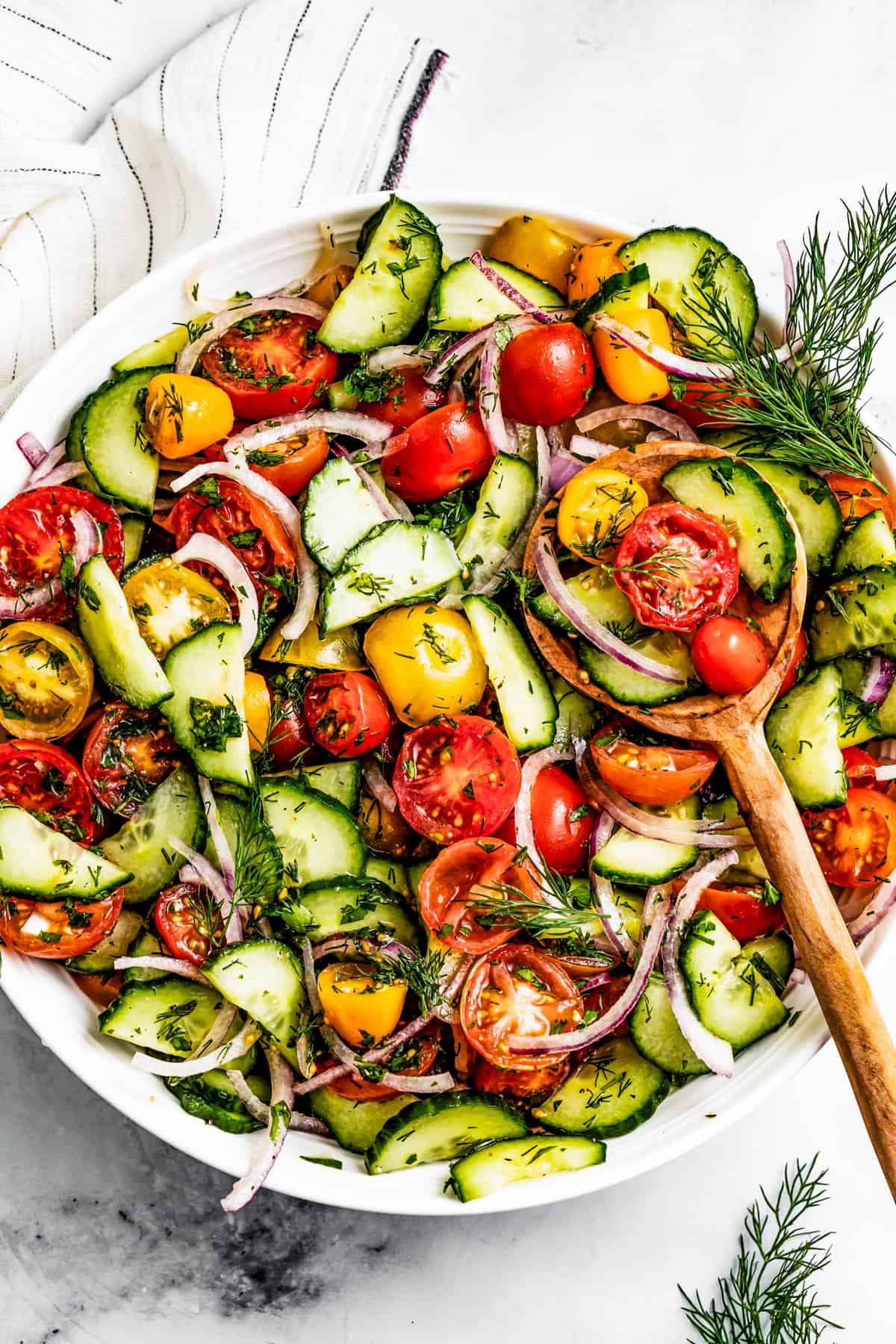 Dalmatian-Style Tomato and Cucumber Salad