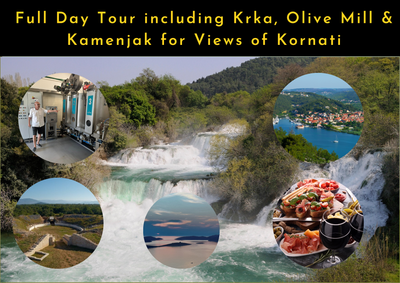Full day tour from Zadar including Krka, Olive Mill and Kornati