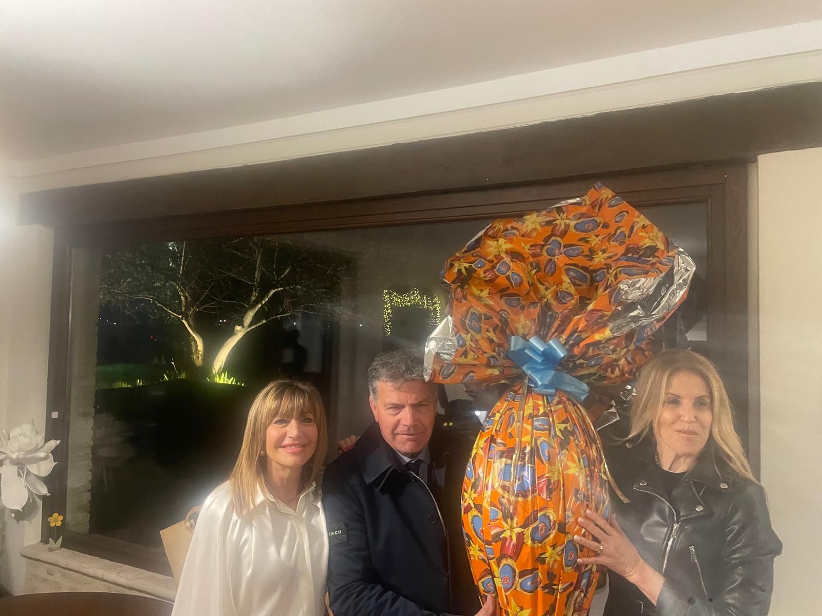 Caminetto degli auguri di Pasqua