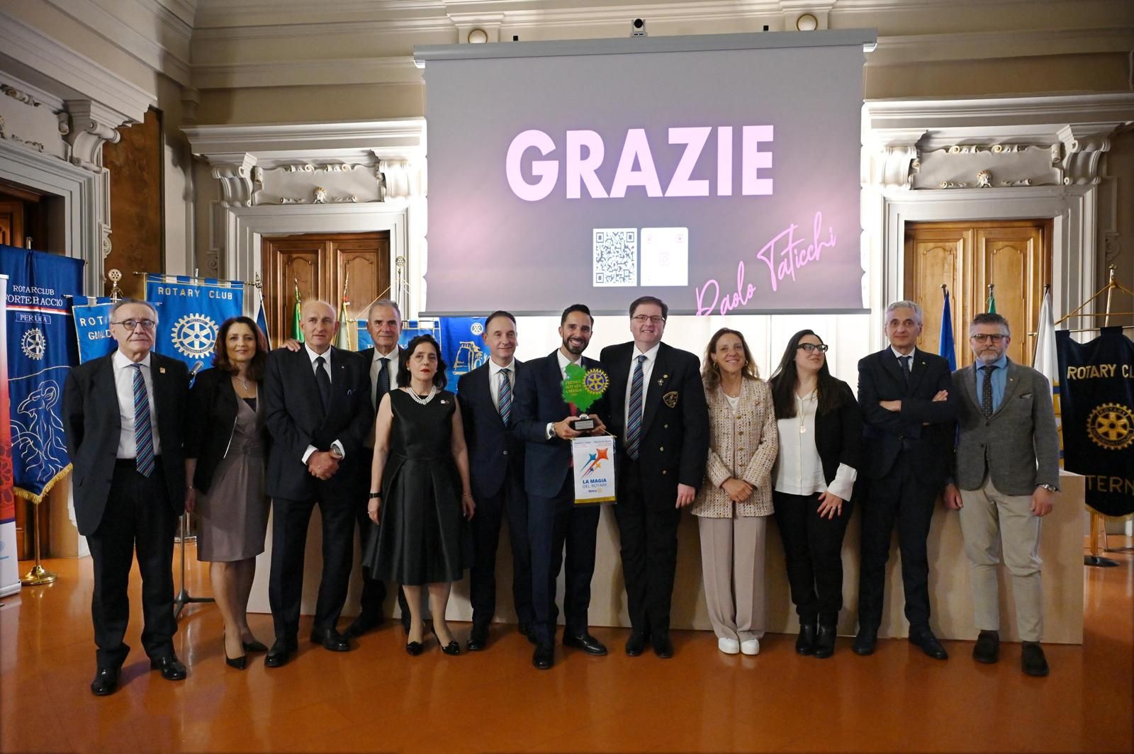 Premio Rotary Umbria al prof. Paolo Taticchi 9 Maggio 2025 
