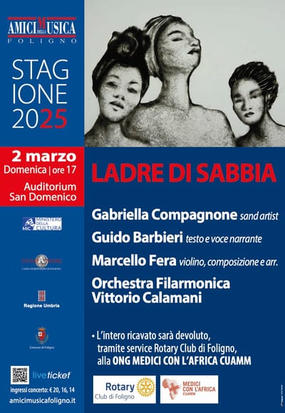 CONCERTO MULTIMEDIALE LADRE DI SABBIA