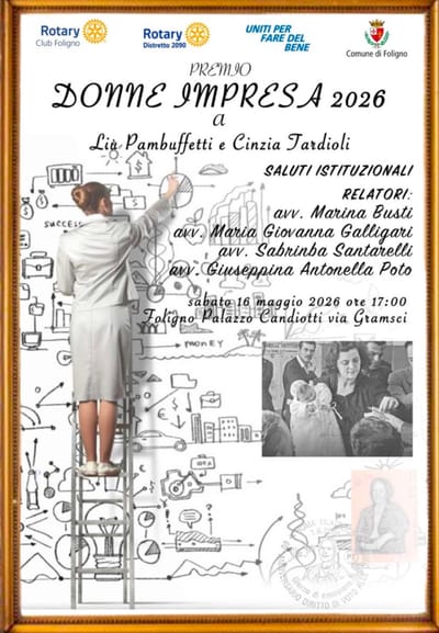 “Premio donna impresa 2026”