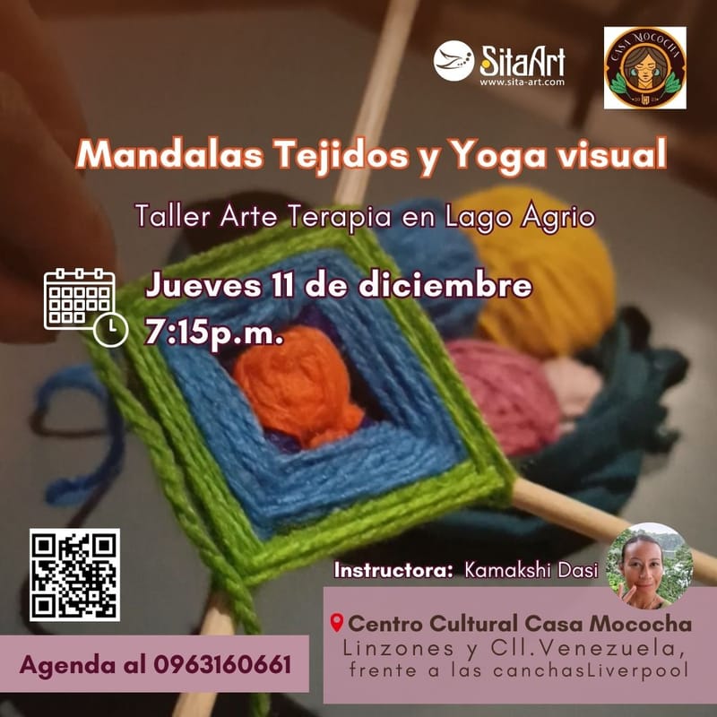 Taller: Mandalas tejidos en Lago Agrio