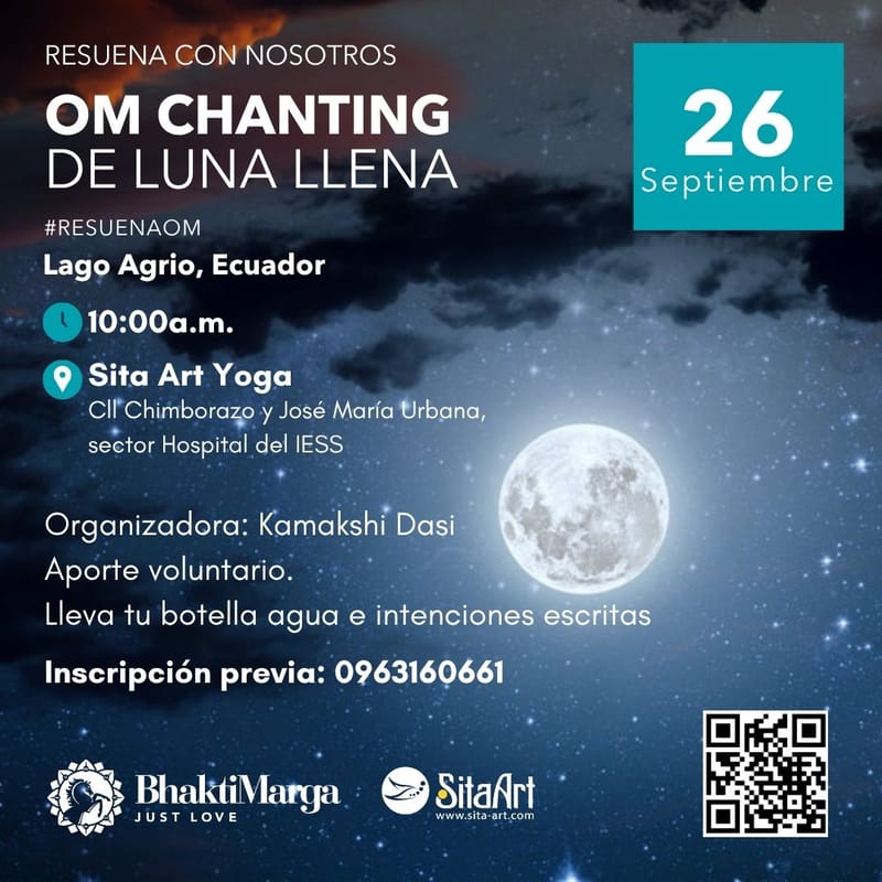 Om Chanting Luna Llena