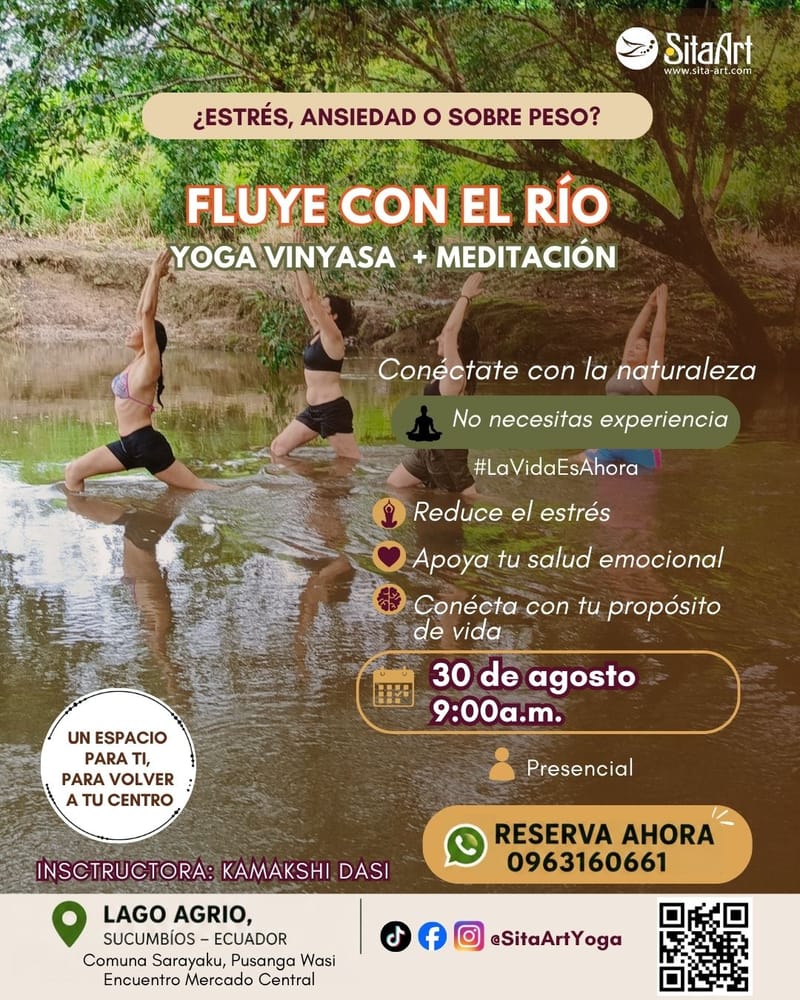 Yoga en el Río Lago Agrio