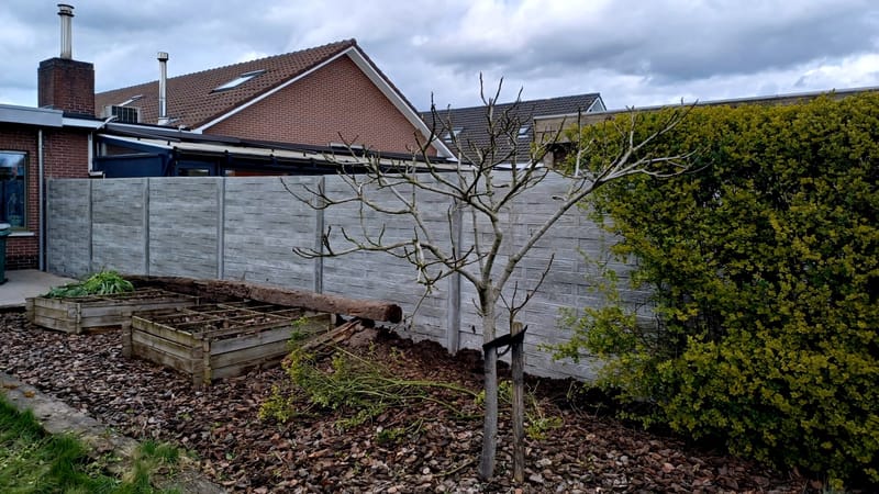 Beton afsluiting (eventueel met structuur)