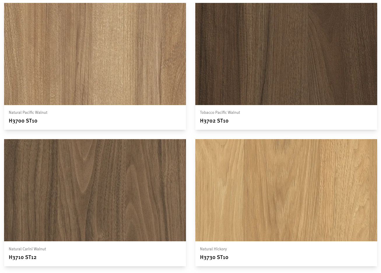 EGGER MELAMINE COLLECTION 2025