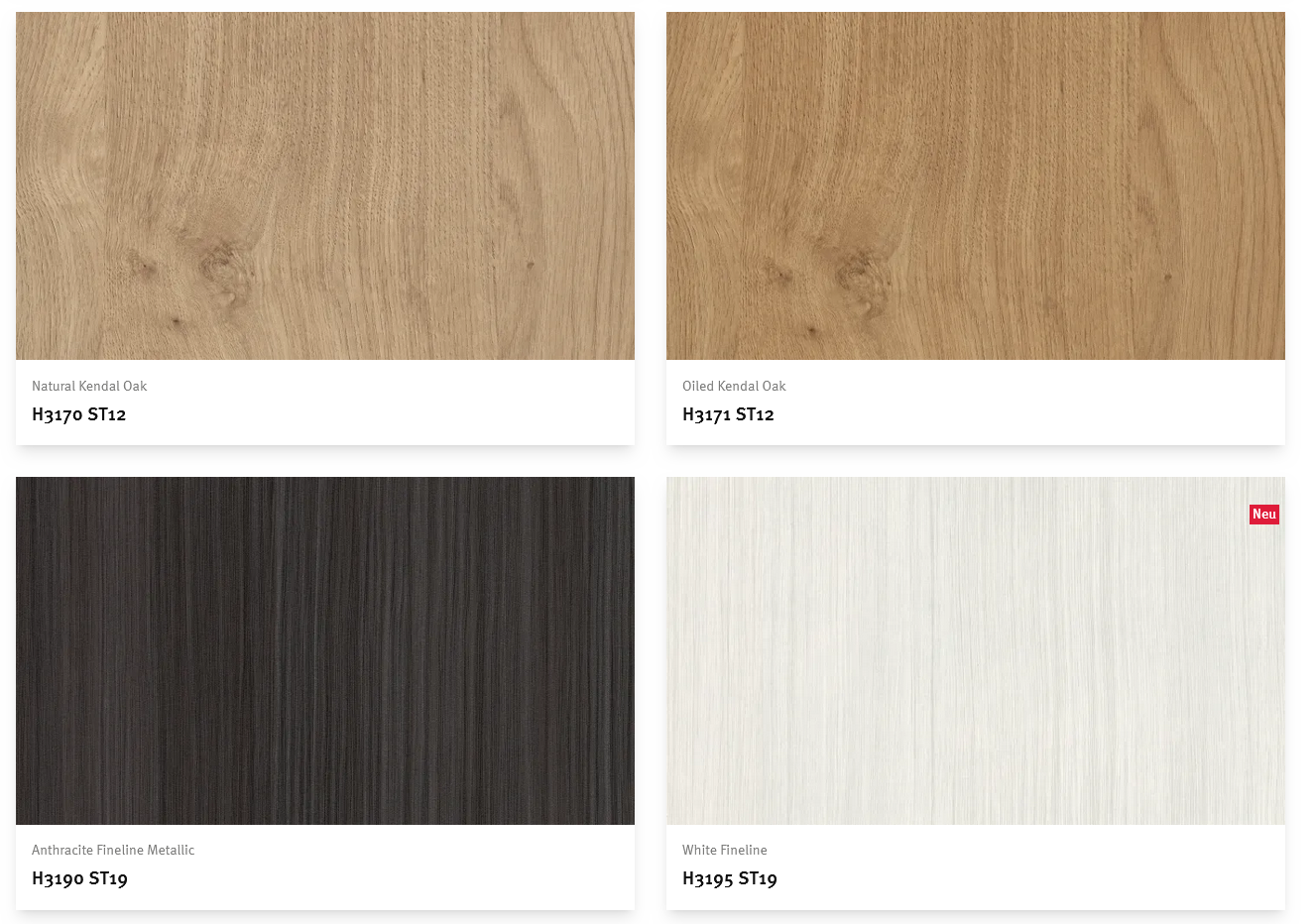 EGGER MELAMINE COLLECTION 2025