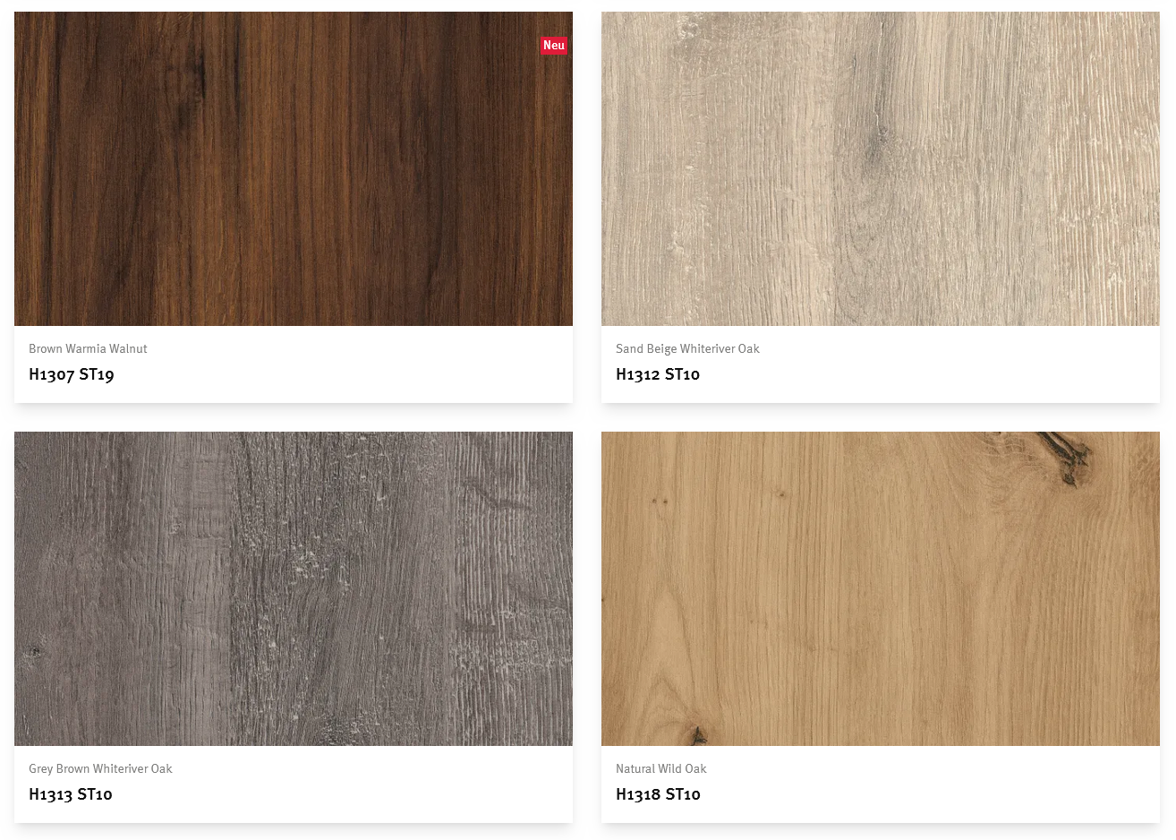 EGGER MELAMINE COLLECTION 2025