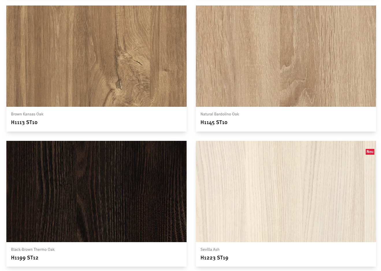 EGGER MELAMINE COLLECTION 2025