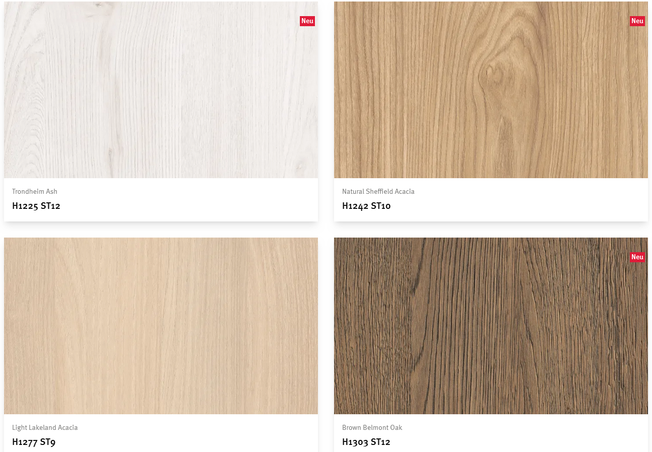 EGGER MELAMINE COLLECTION 2025