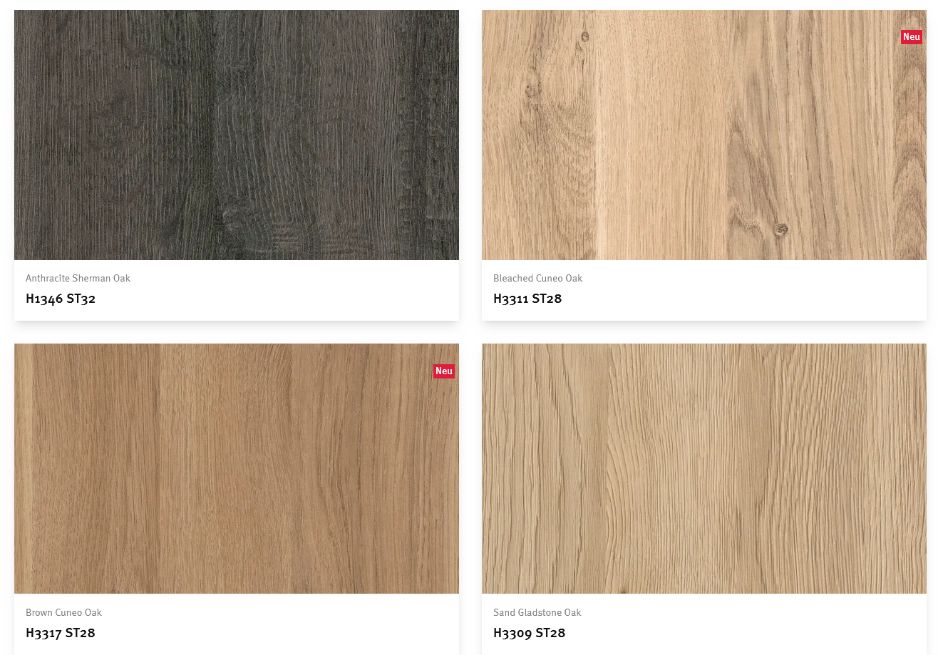 EGGER MELAMINE COLLECTION 2025