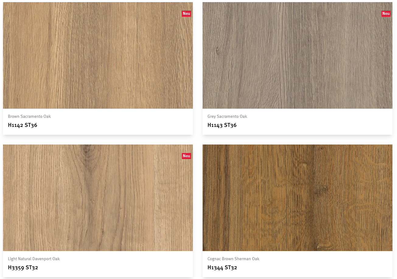 EGGER MELAMINE COLLECTION 2025