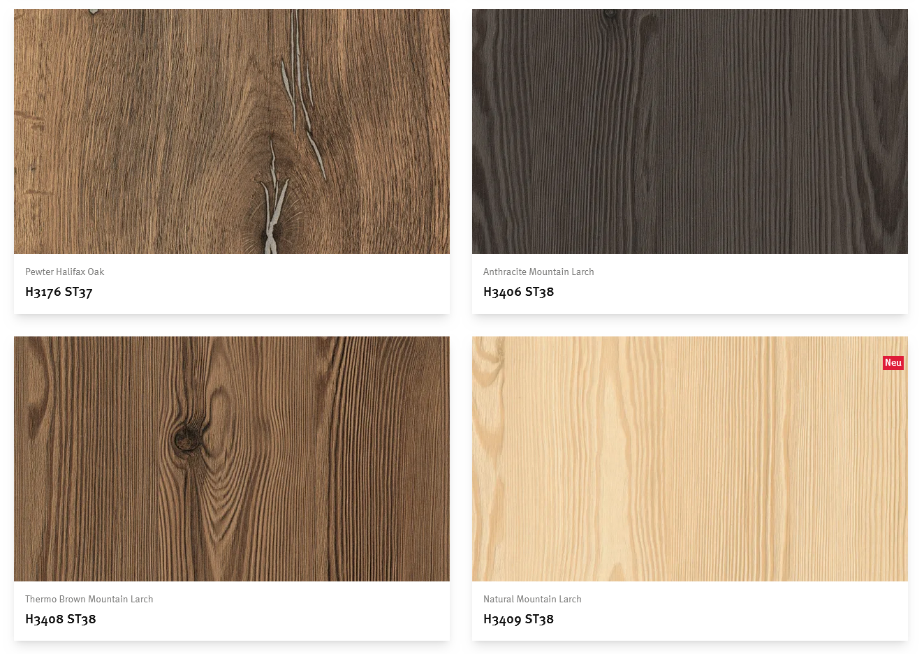 EGGER MELAMINE COLLECTION 2025