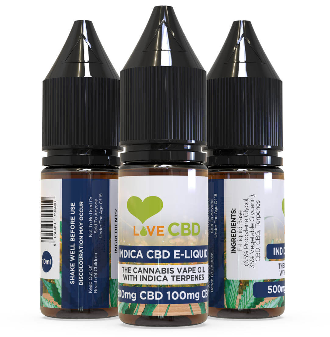 indica cbd 3 bottles