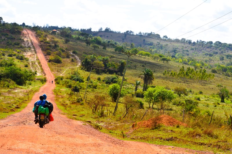 Bush tour rond Shimba Hills.