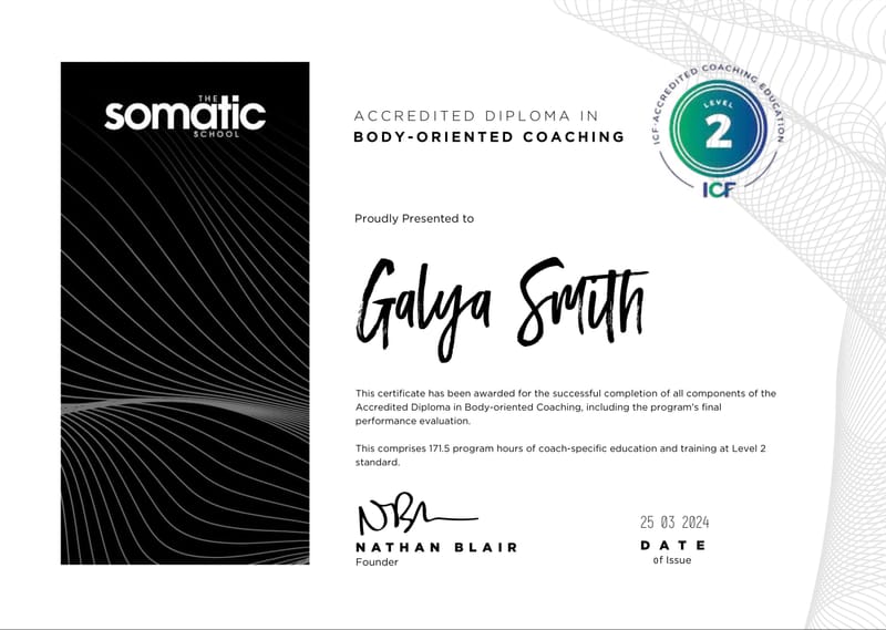 ICF certificate