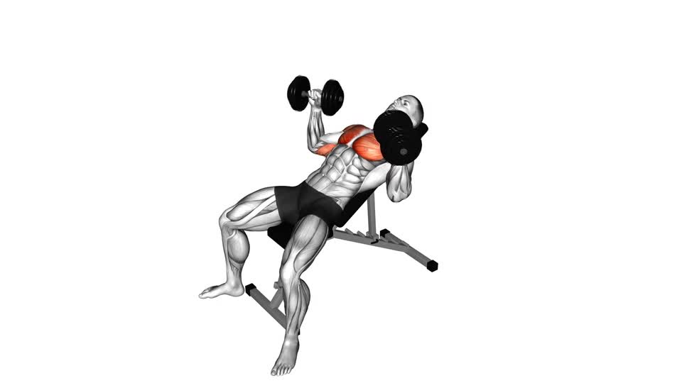 PRESS PECHO INCLINADO CON MANCUERNAS