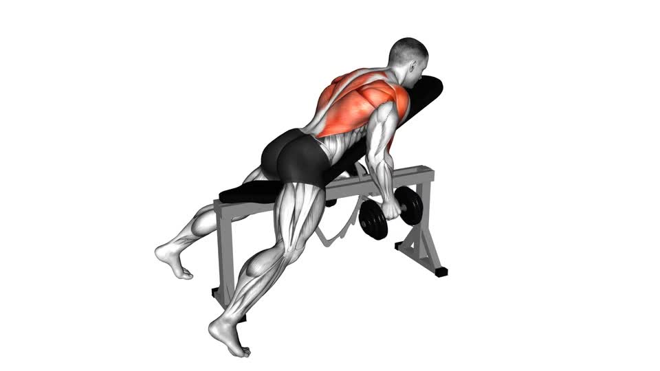 REMOS CON MANCUERNA ACOSTADO EN BANCO