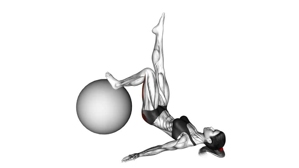 CURL FEMORAL EN PISO CON PELOTA A 1 PIE