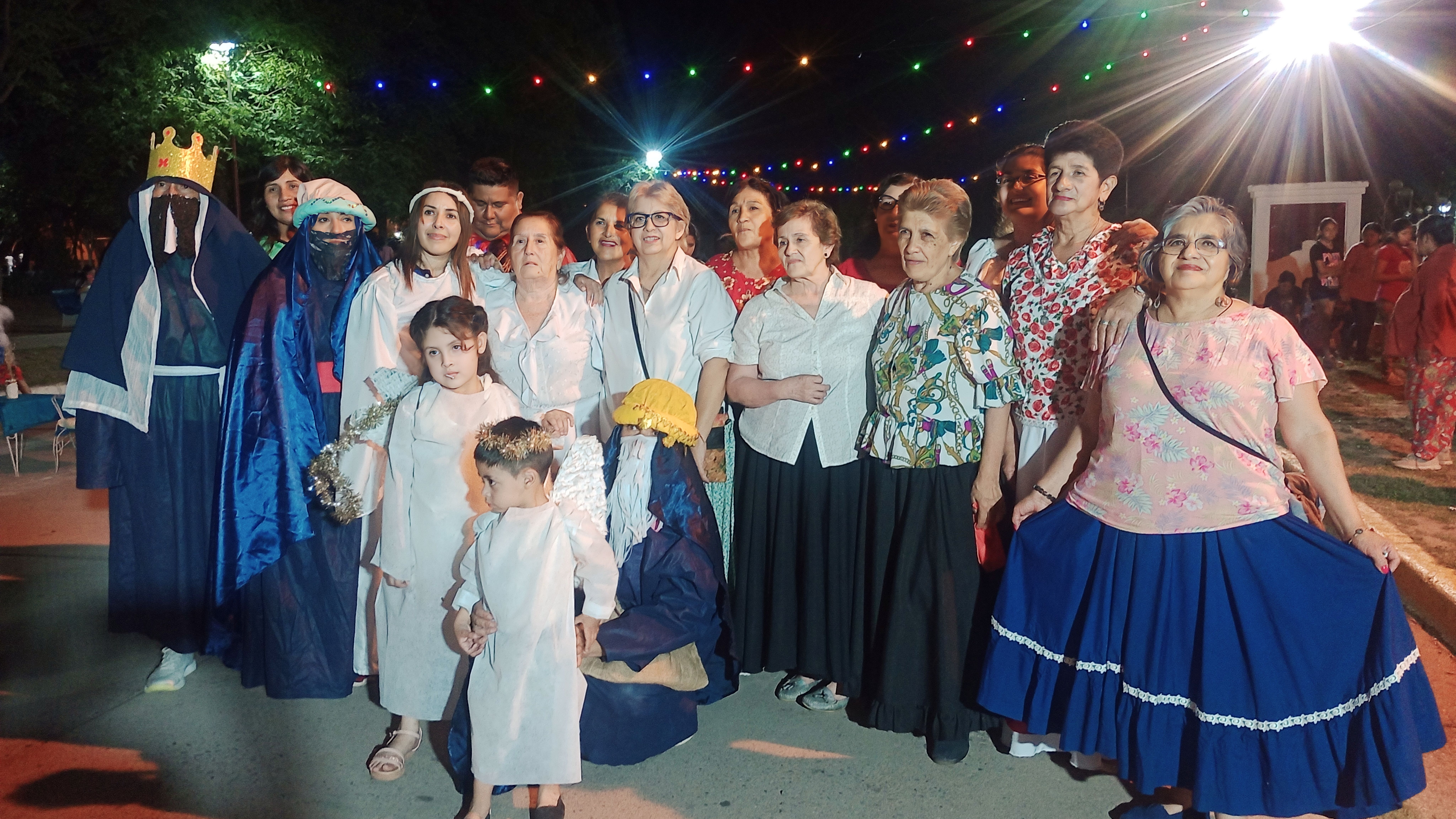 la mancomunidad realizó el Pesebre viviente. 