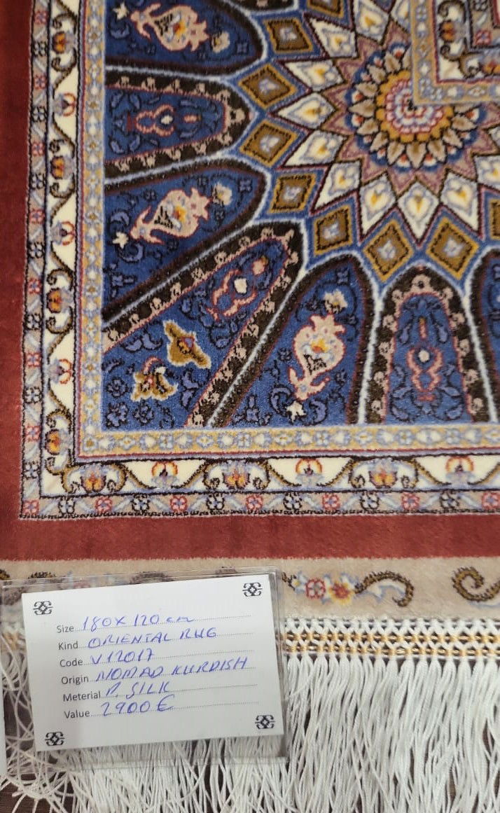 Oriental Rug  Code: V12017  Size: 180 x 120 cm Price Euro: 2900