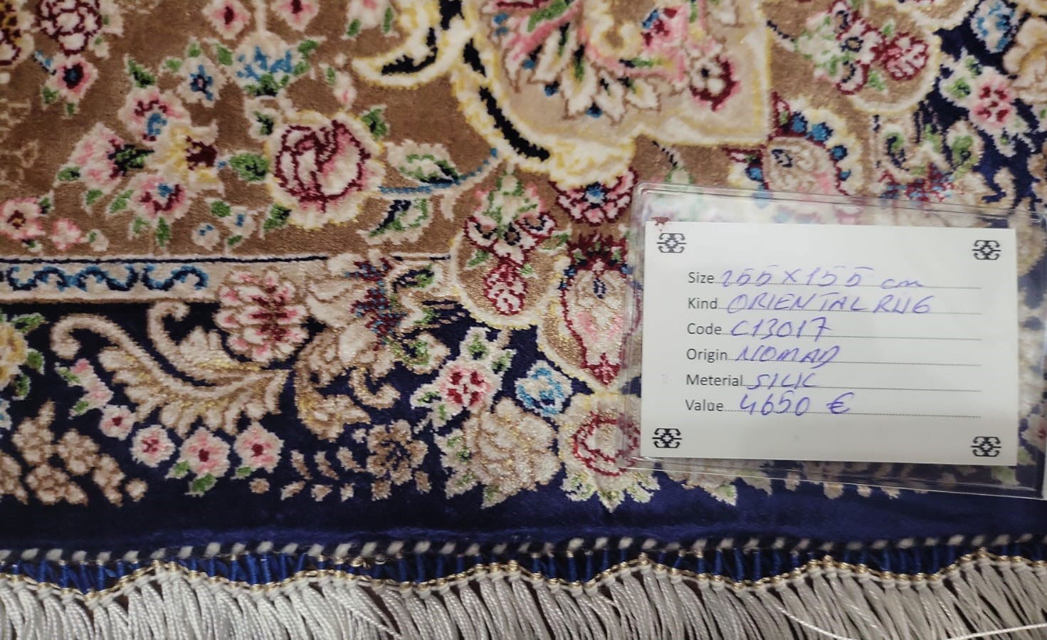 Code: C13017  Size:255x155   Price Euro: 4650