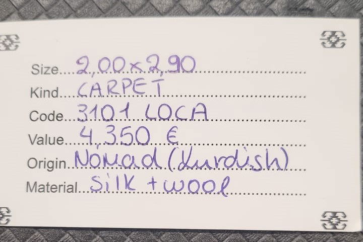 Code:3101  Size: 300X200 cm  Price Euro: 4350