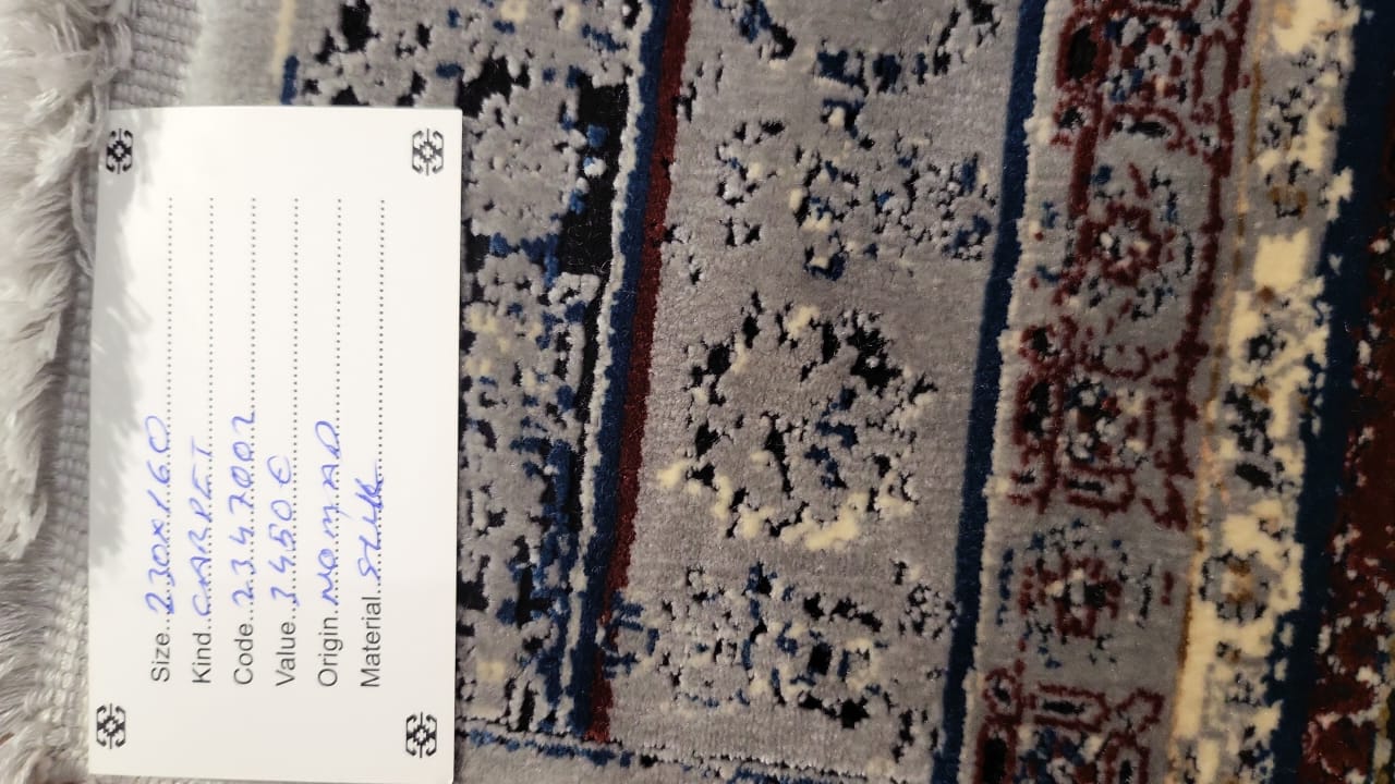 Code: 2347002  Size: 230 X 160 cm  Price Euro: 3450