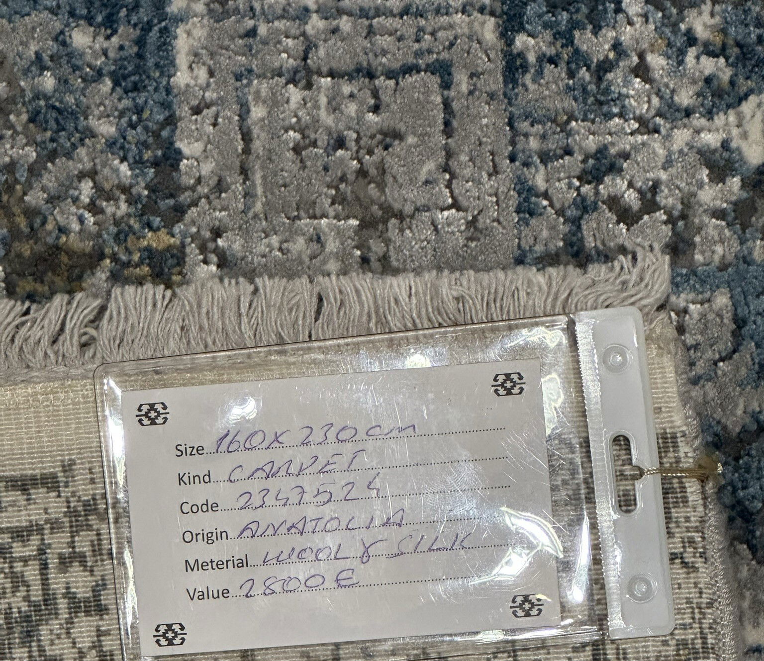 Oriental Rug  Code: 2347524  Size: 230 X 160 cm  Price Euro: 2800