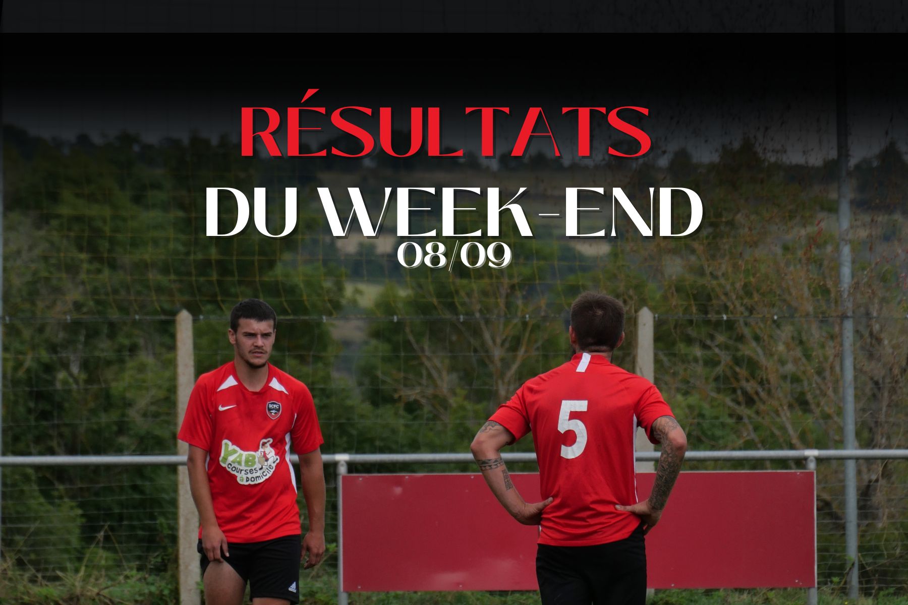 Résultats du Week-end du 8 Septembre