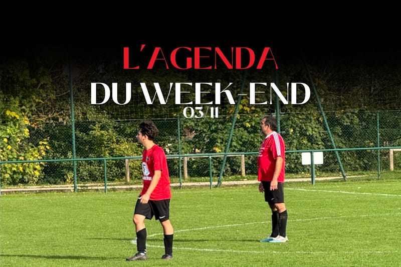 L'agenda du week-end du 3 Novembre