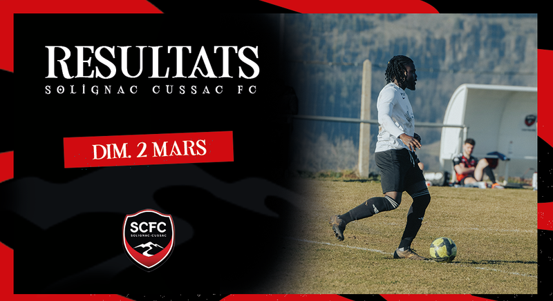 Les résultats du week-end du 2 Mars