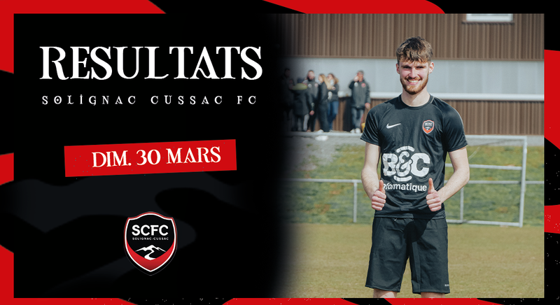 Les résultats du week-end du 30 Mars