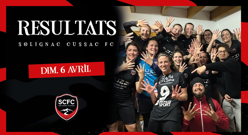 Les résultats du week-end du 6 Avril