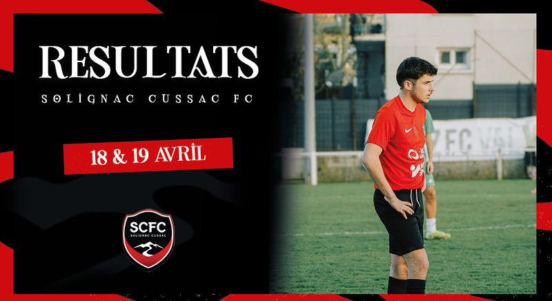 Les résultats du week-end du 18 & 19 Avril