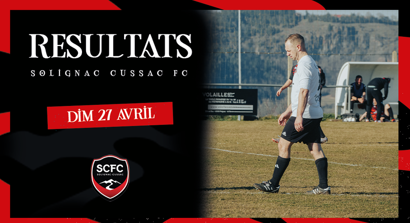 Les résultats du week-end du 27 Avril