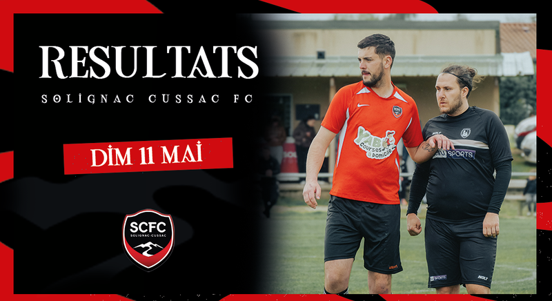 Les résultats du week-end du 11 Mai