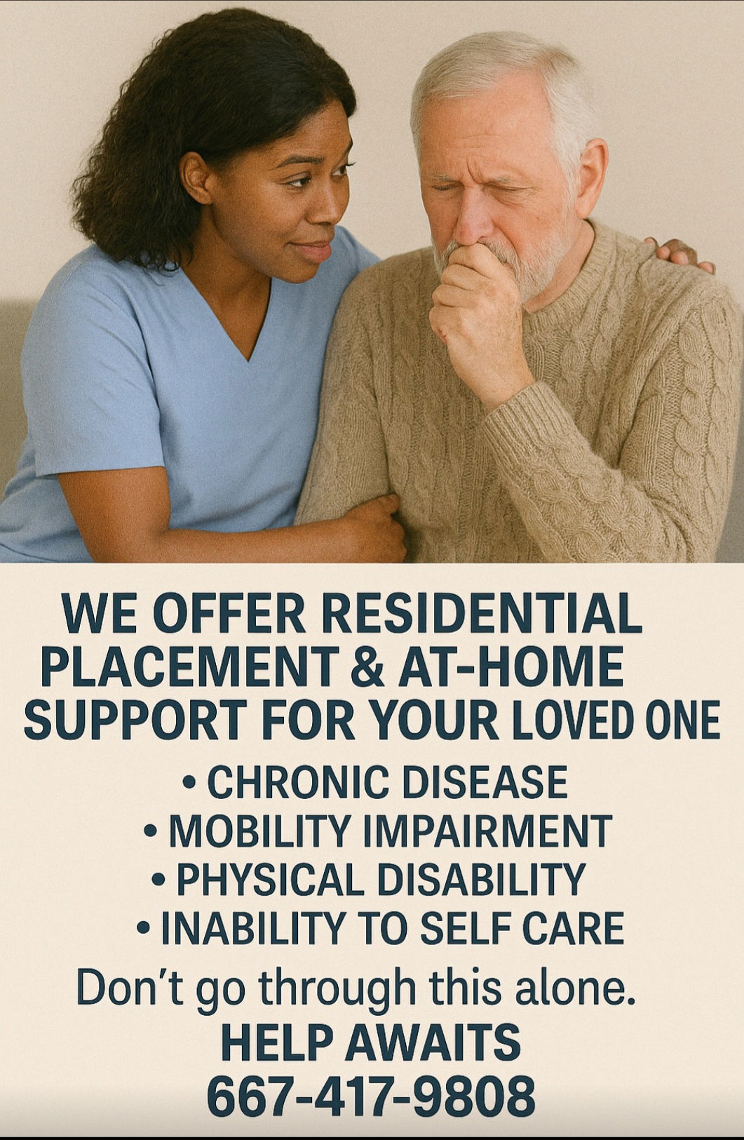 We will all age and go through changes as we age. Some of us will have more challenges physically and others will have mental challenges. At some point we may need the compassionate care and help from someone else. New Glory Healthcare Support Services has the best caregiving resources to fit your unique needs.
SCHEDULE YOUR OFFICE VISIT FOR AN INITIAL ASSESSMENT.