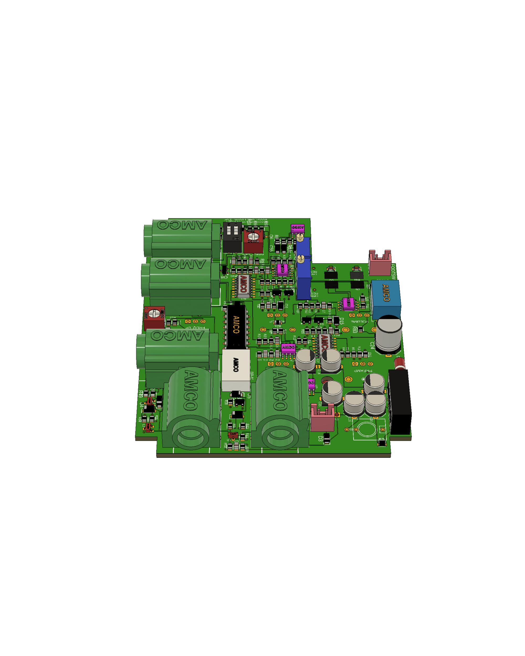 184-Component PCB: Fully 3D Modeled