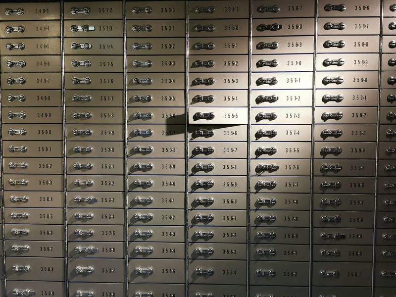 Safety Deposit Box Certification