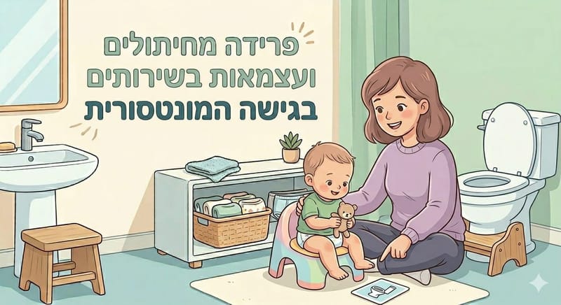 פרידה מחיתולים ועצמאות בשירותים
